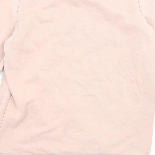 VERO MODA Womens Pink Polyester Pullover Sweatshirt Size S Pullover - Pearls