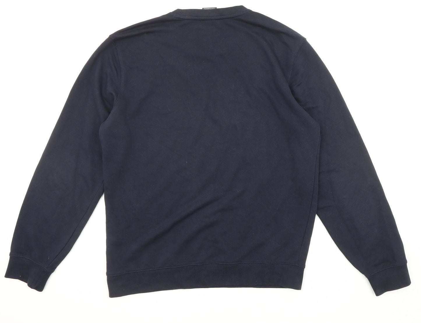 Champion Mens Blue Cotton Pullover Sweatshirt Size L