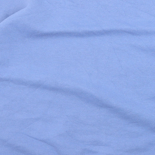Disney Womens Blue Cotton Pullover Sweatshirt Size 12 Pullover - Stitch, Size 12-14