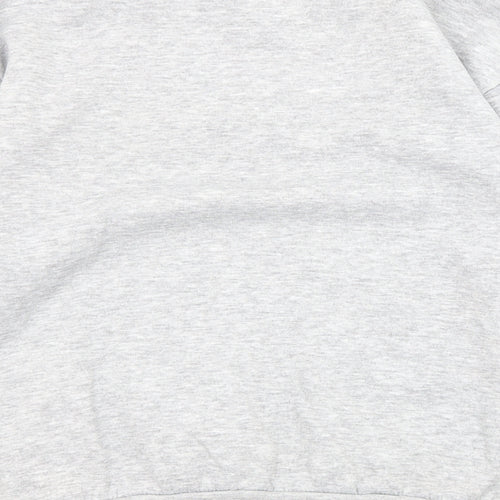 Slazenger Womens Grey Polyester Pullover Sweatshirt Size S Zip