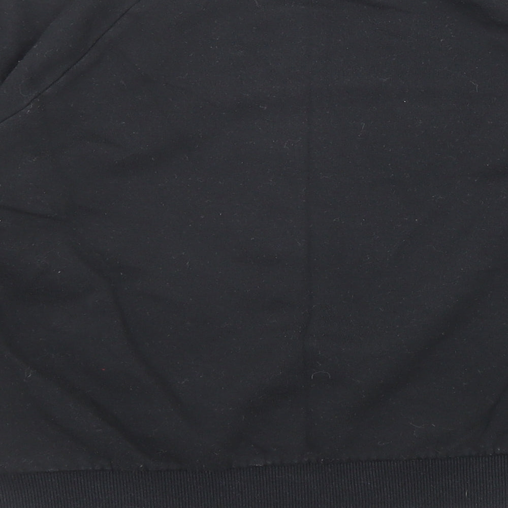 True Religion Womens Black Cotton Pullover Sweatshirt Size S Pullover