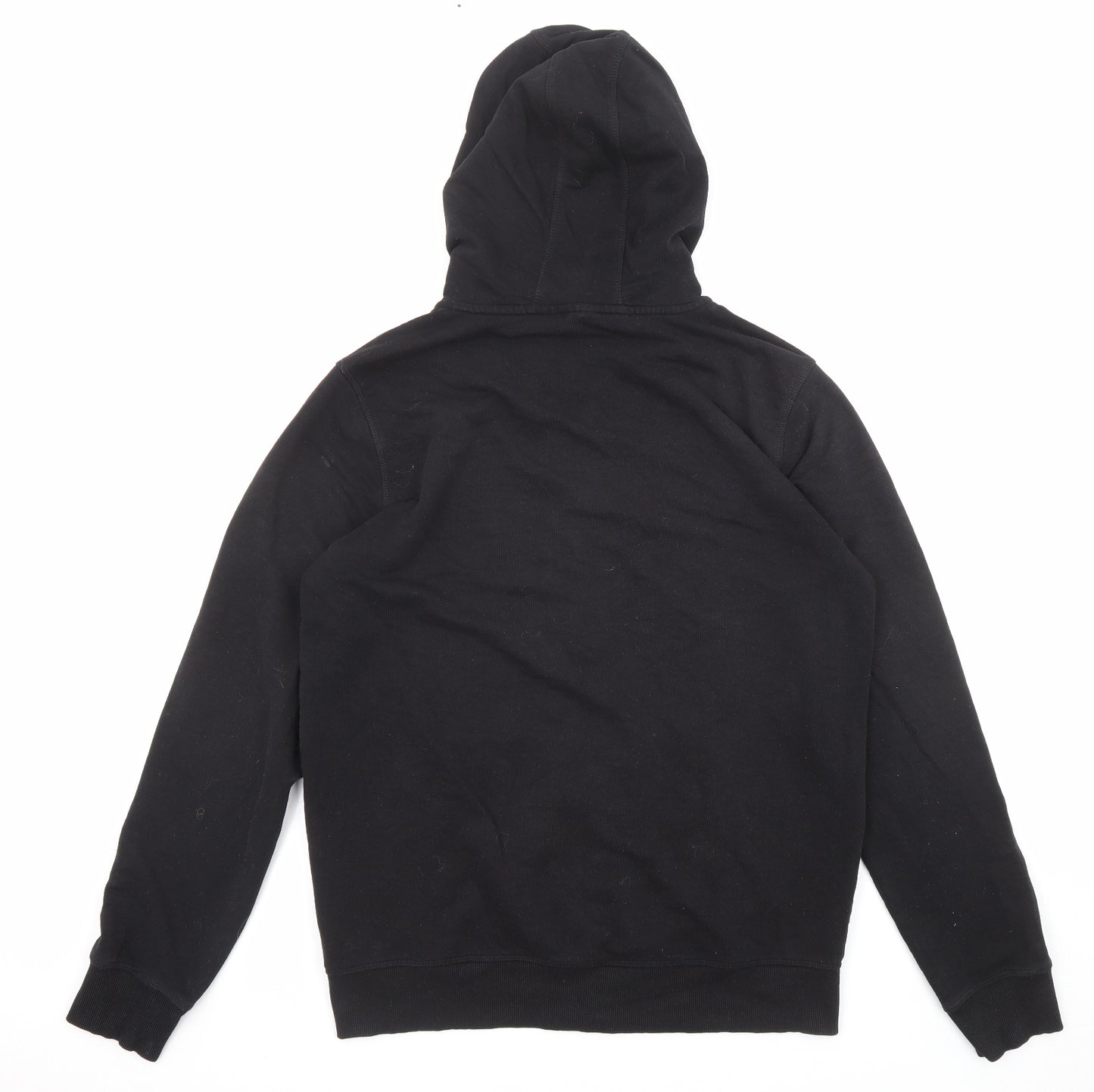 Crivit# Mens Black Cotton Full Zip Hoodie Size L - Pockets