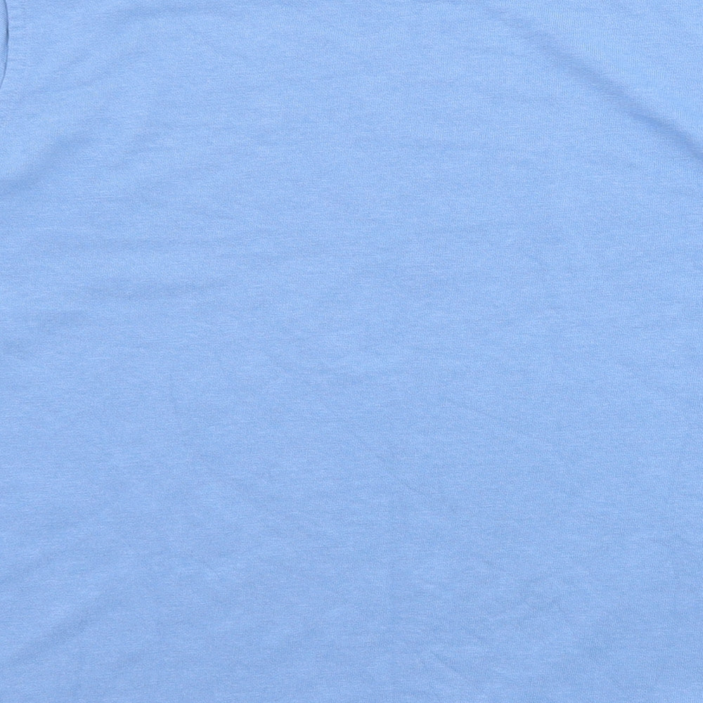 Marks and Spencer Womens Blue Cotton Pullover Sweatshirt Size 16 Pullover