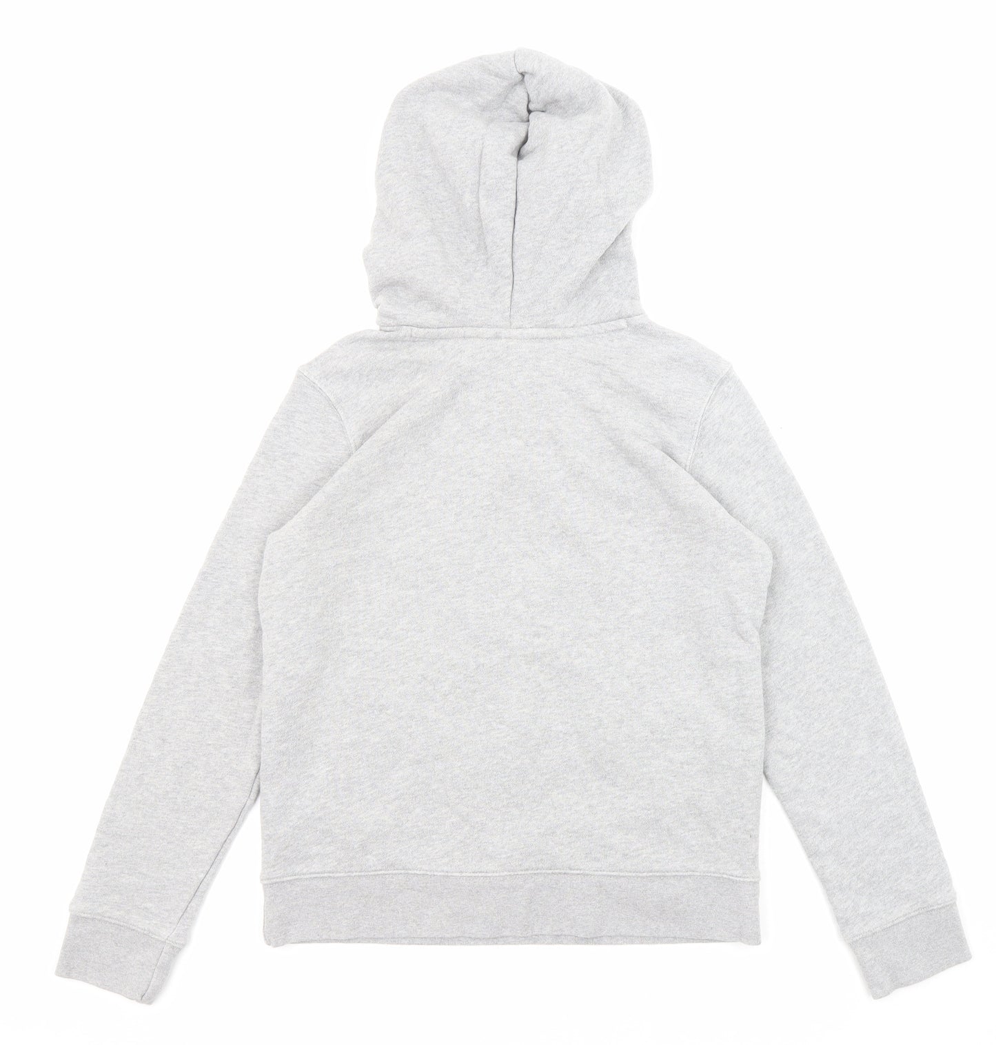 adidas Womens Grey Cotton Pullover Hoodie Size 6 Pullover