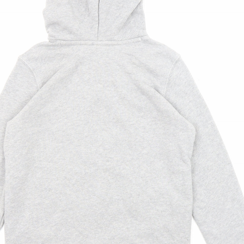 adidas Womens Grey Cotton Pullover Hoodie Size 6 Pullover