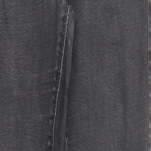 Denim & Co. Womens Black Cotton Skinny Jeans Size 12 L27 in Regular Zip - Pockets