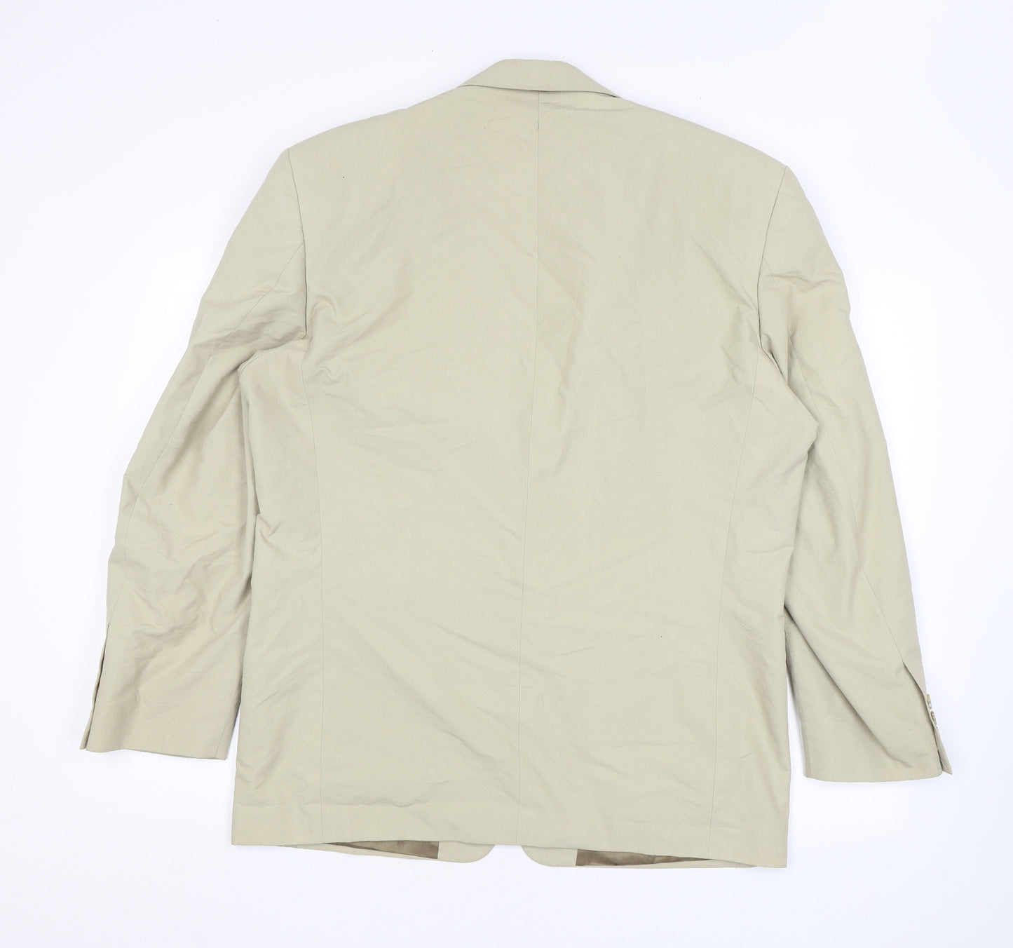 Principles Mens Beige Cotton Jacket Suit Jacket Size 40 Regular