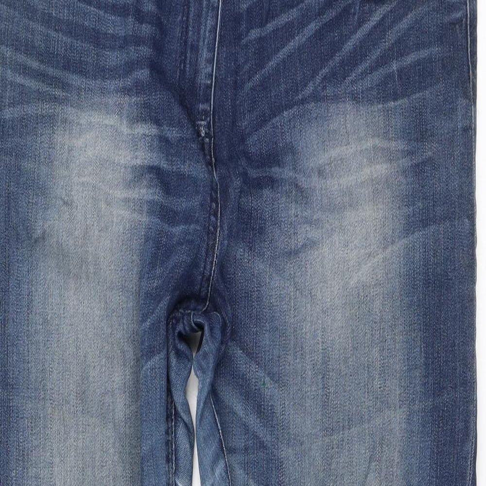 Heritage Womens Blue Cotton Jegging Jeans Size 16 L26 in Regular Zip