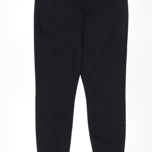 Papaya Womens Black Cotton Skinny Jeans Size 12 L26.5 in Regular Zip