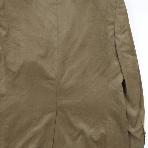 Marks and Spencer Mens Brown Polyester Jacket Suit Jacket Size 42 Regular