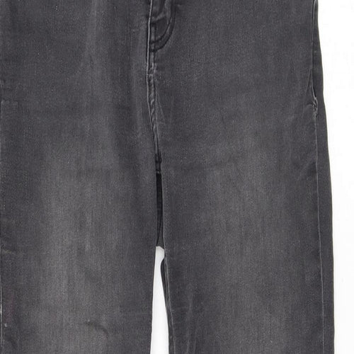 Jack Wills Womens Grey Cotton Skinny Jeans Size 29 in L25 in Regular Zip