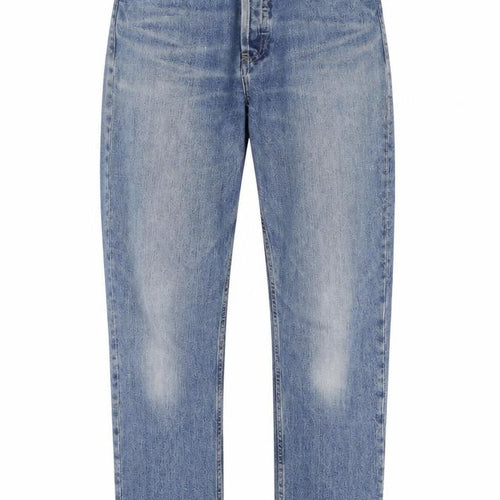 ASOS Womens Blue Cotton Boyfriend Jeans Size 28 L32 in Regular Button
