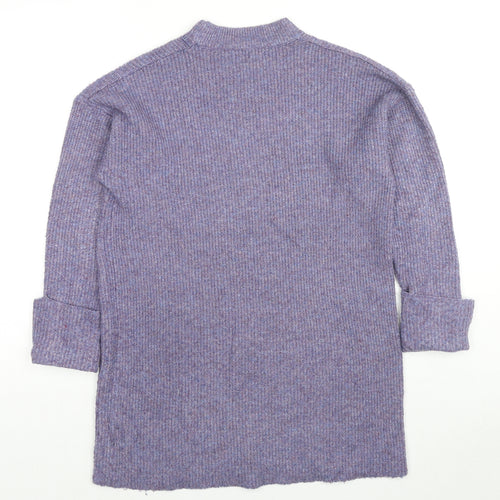 Zara Girls Purple Round Neck Polyester Tunic Jumper Size 11-12 Years Pullover