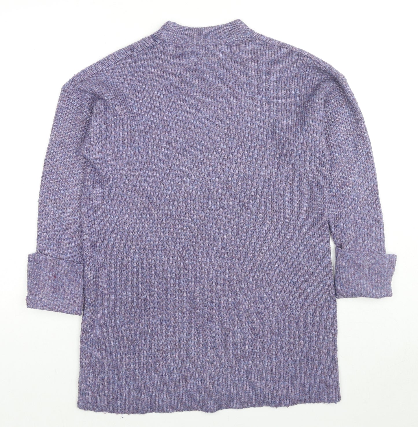 Zara Girls Purple Round Neck Polyester Tunic Jumper Size 11-12 Years Pullover