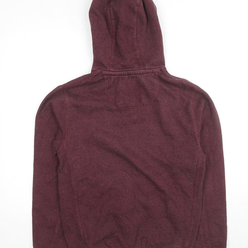 Jack Wills Mens Red Cotton Pullover Hoodie Size XS - Logo