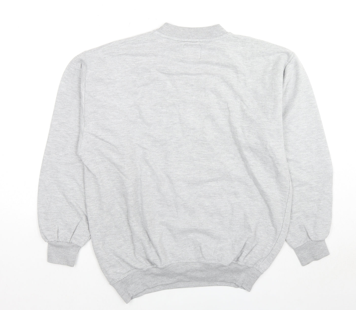 Squash Mens Grey Cotton Pullover Sweatshirt Size XL - Logo