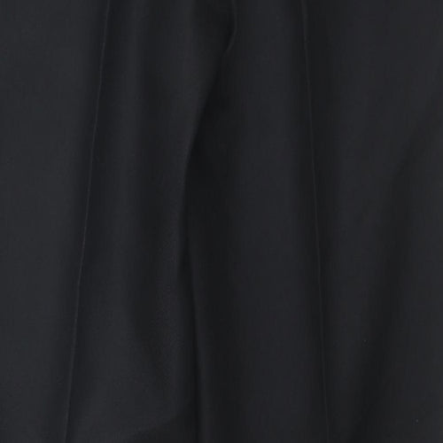 Trutex Womens Black Polyester Trousers Size 28 in L28 in Regular Zip