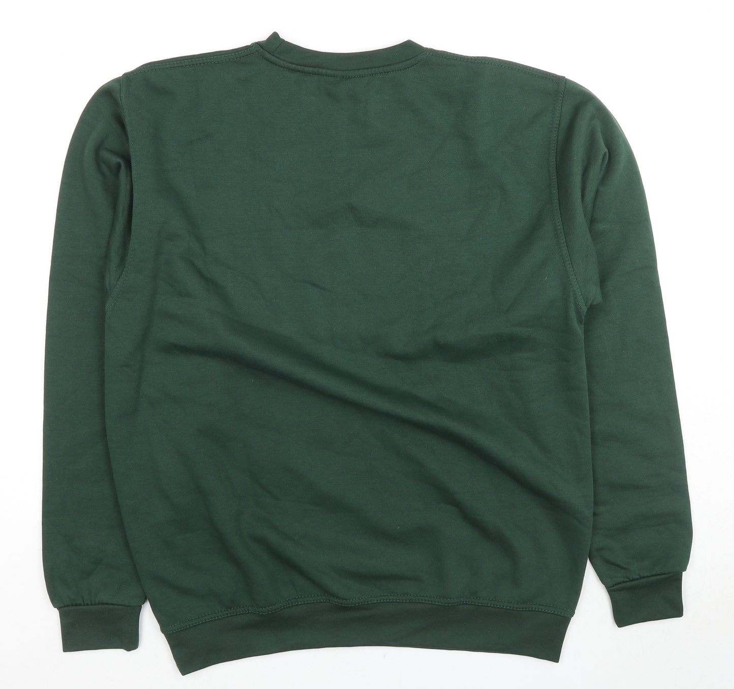 Pro Rtx Mens Green Polyester Pullover Sweatshirt Size L - Christmas Jumper