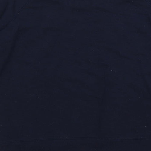 Jack Wills Womens Blue Cotton Pullover Sweatshirt Size 6 Pullover - Logo