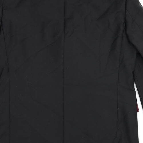Scott & Taylor Mens Black Wool Jacket Suit Jacket Size 42 Regular