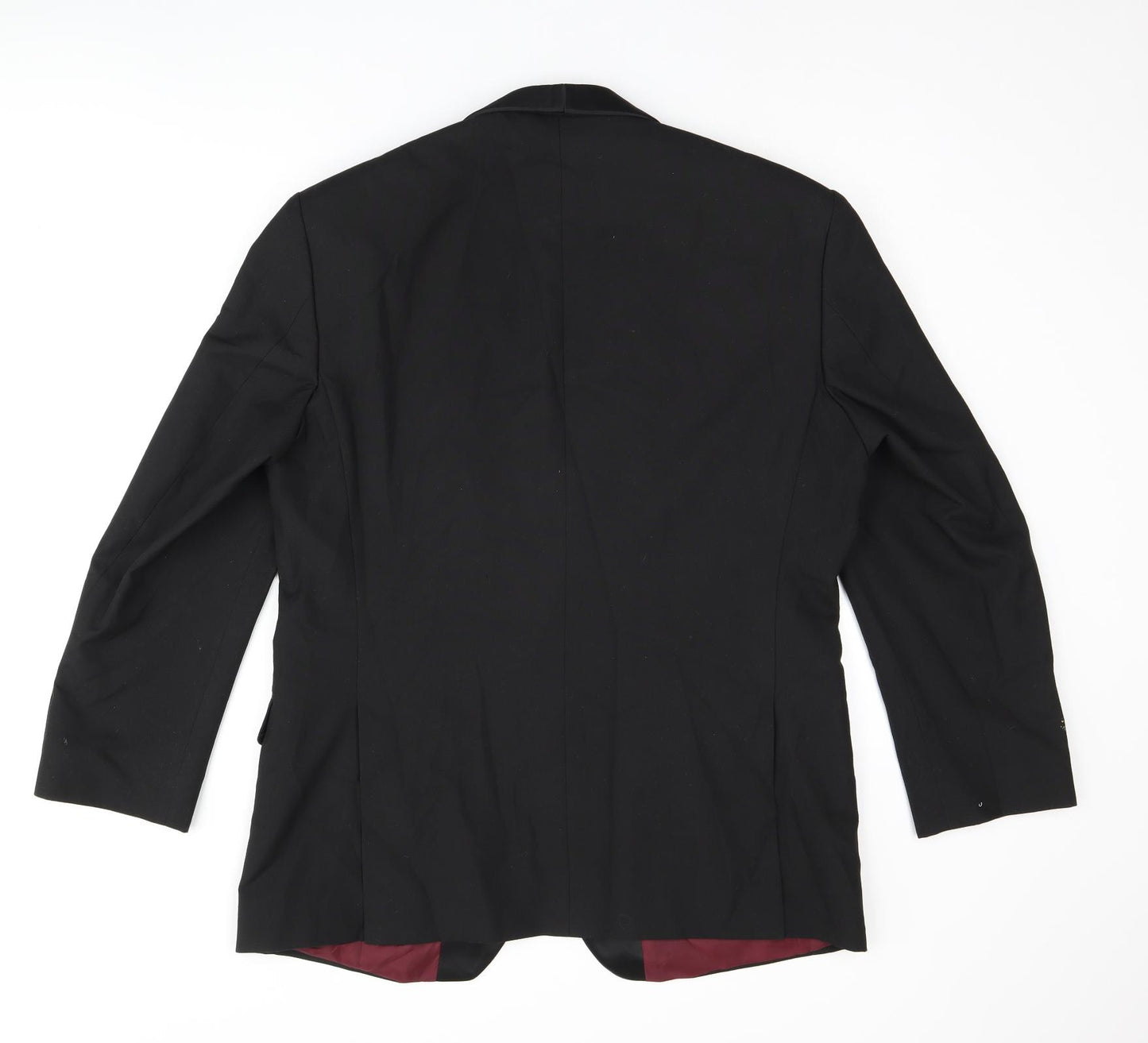 Scott & Taylor Mens Black Polyester Jacket Suit Jacket Size 40 Regular