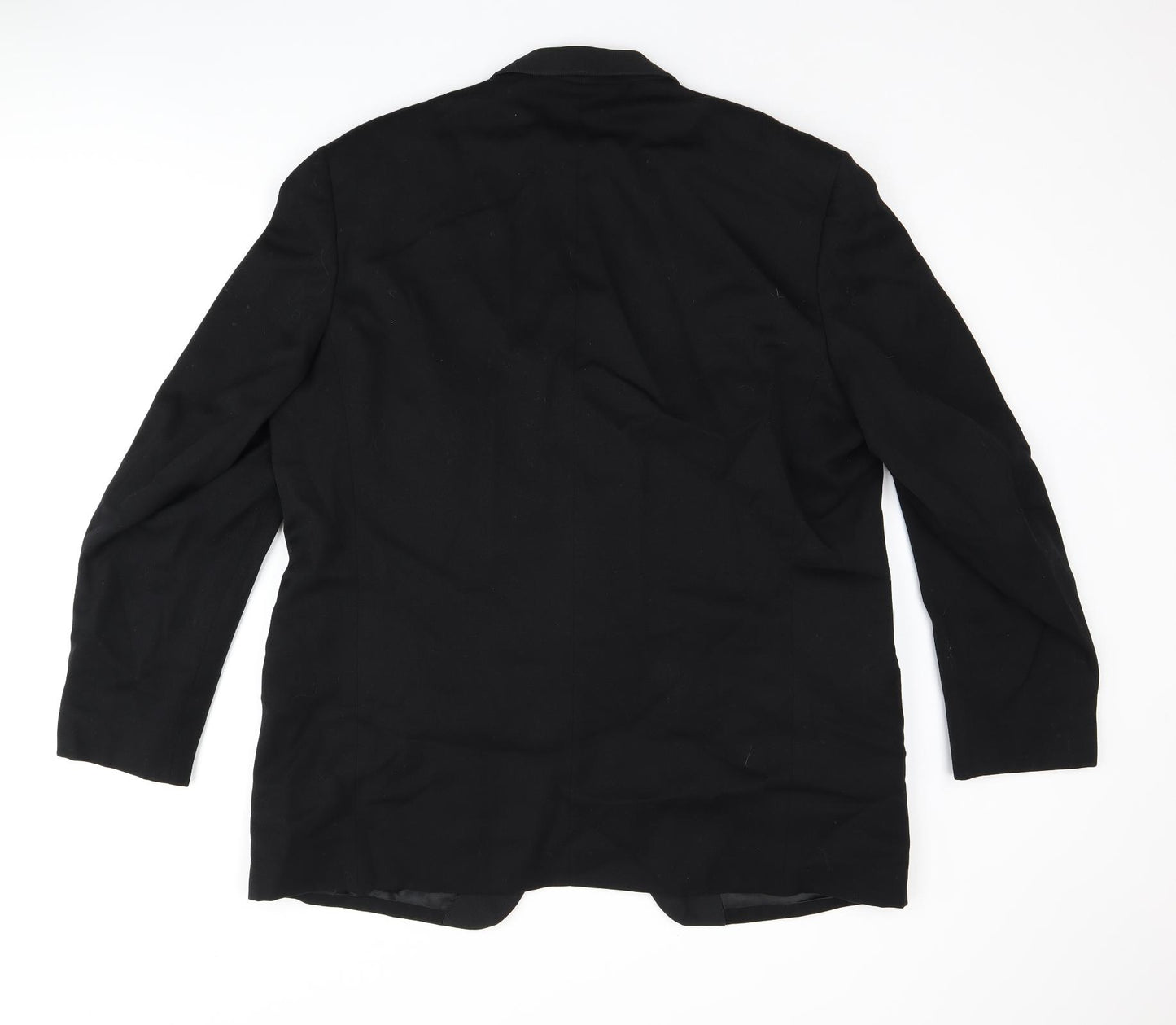 Berwin Mens Black Polyester Jacket Suit Jacket Size 44 Regular