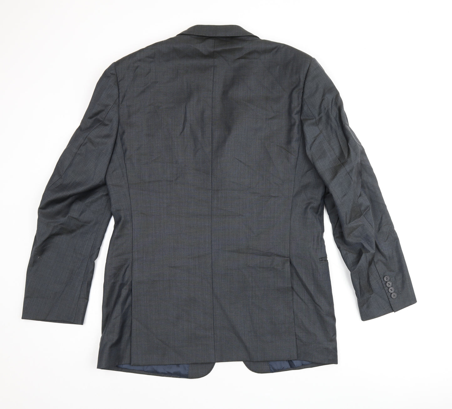 Marks and Spencer Mens Grey Wool Jacket Suit Jacket Size 40 Regular