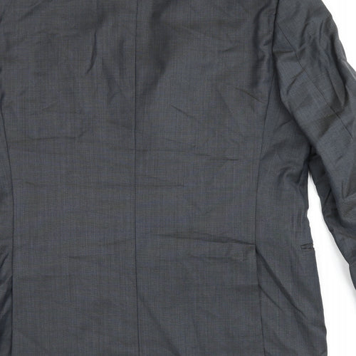 Marks and Spencer Mens Grey Wool Jacket Suit Jacket Size 40 Regular