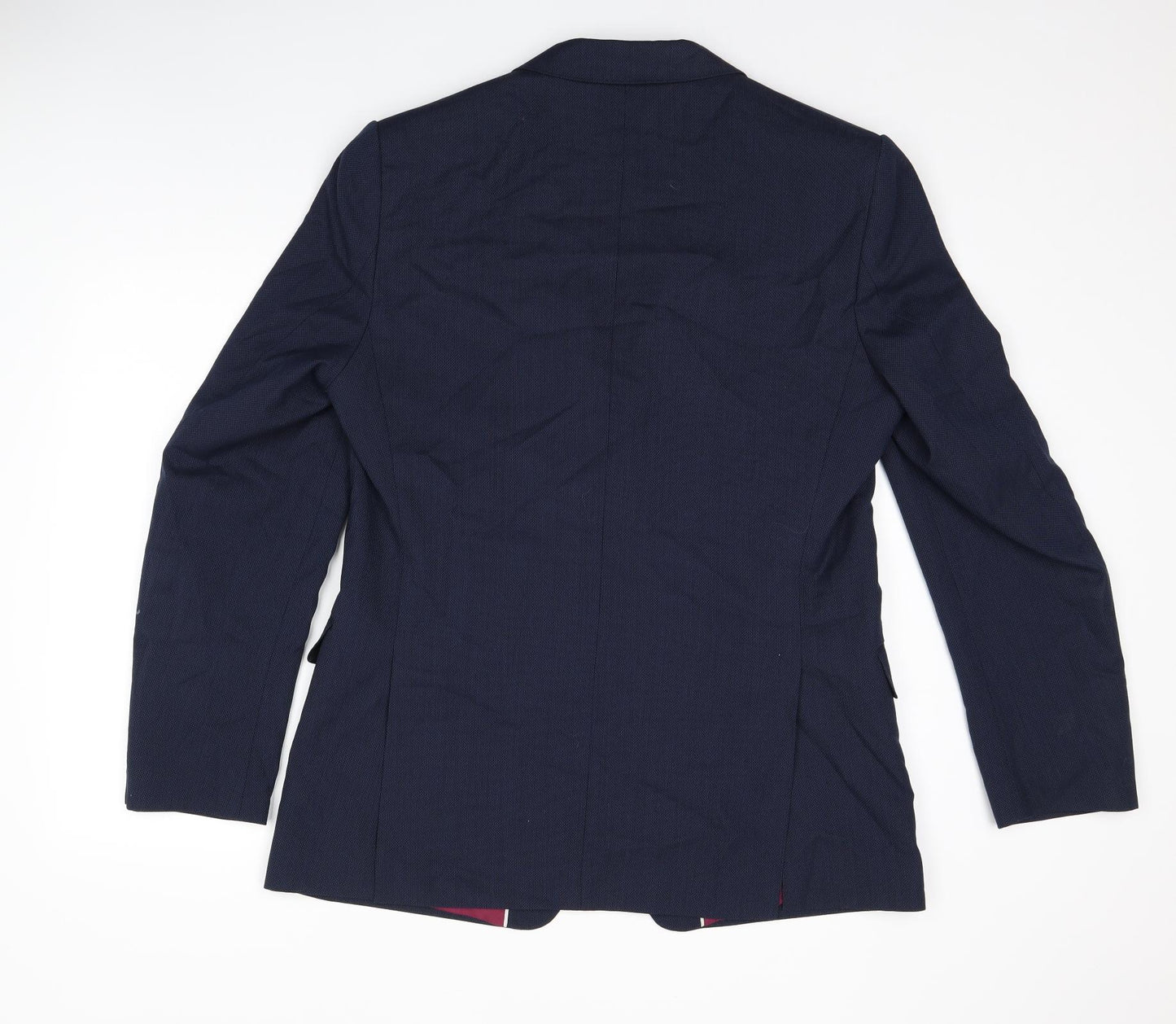Marks and Spencer Mens Blue Wool Jacket Suit Jacket Size 42 Regular