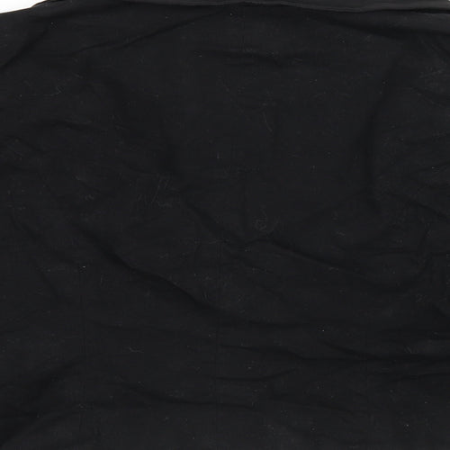New Look Womens Black Jacket Blazer Size 12 Button