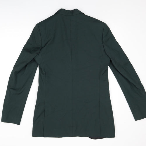 Marks and Spencer Mens Green Polyester Jacket Suit Jacket Size 36 Regular