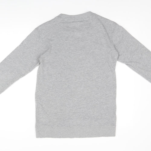 Jack Wills Womens Grey Cotton Pullover Sweatshirt Size 6 Pullover - Logo