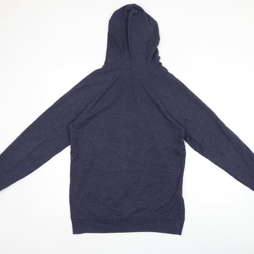 AS Colour Mens Blue Cotton Pullover Hoodie Size XS - DCFC
