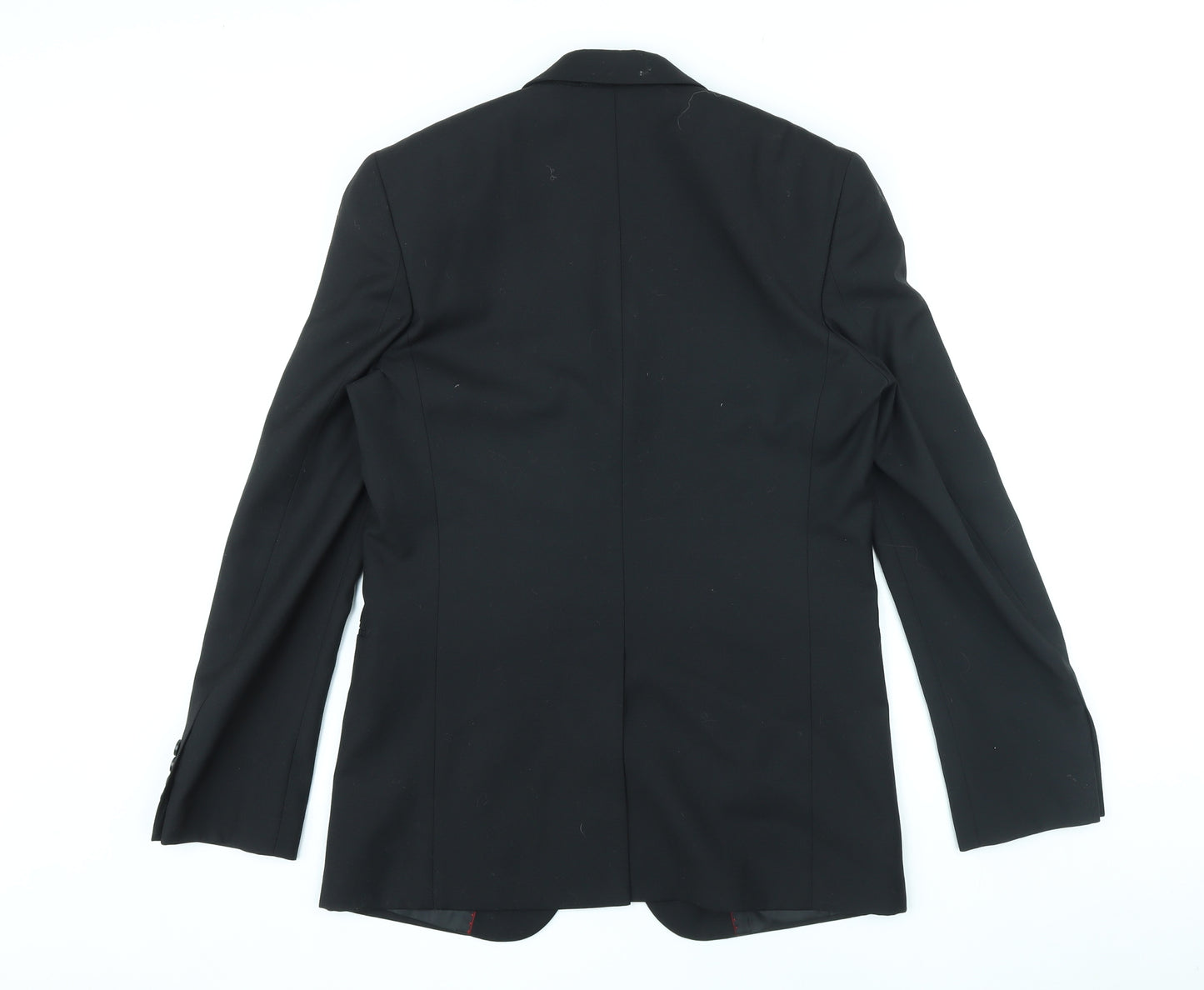 Cavaldi Mens Black Polyester Jacket Suit Jacket Size 38 Regular