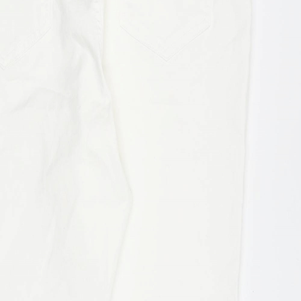 TU Womens White Cotton Jegging Jeans Size 20 L29 in Regular