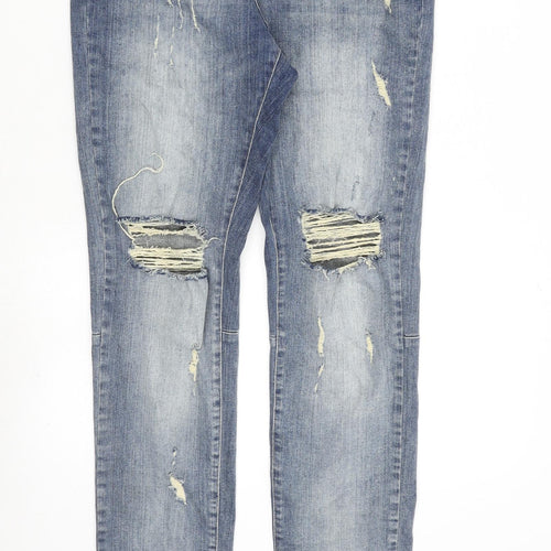 RMDY Mens Blue Cotton Straight Jeans Size 28 in L32 in Regular Zip