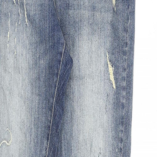 RMDY Mens Blue Cotton Straight Jeans Size 28 in L32 in Regular Zip