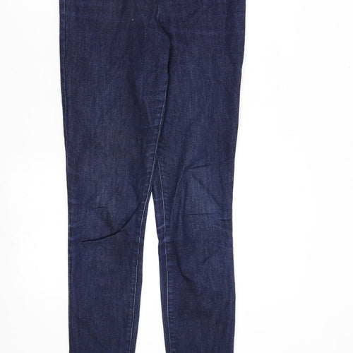 White Company Womens Blue Cotton Jegging Jeans Size 12 L31 in Regular