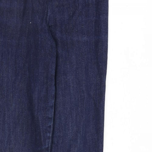 White Company Womens Blue Cotton Jegging Jeans Size 12 L31 in Regular