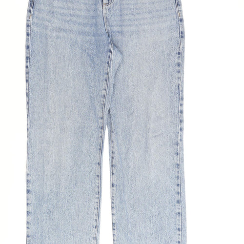 Garage Denim Womens Blue Cotton Straight Jeans Size 28 in L31 in Regular Zip