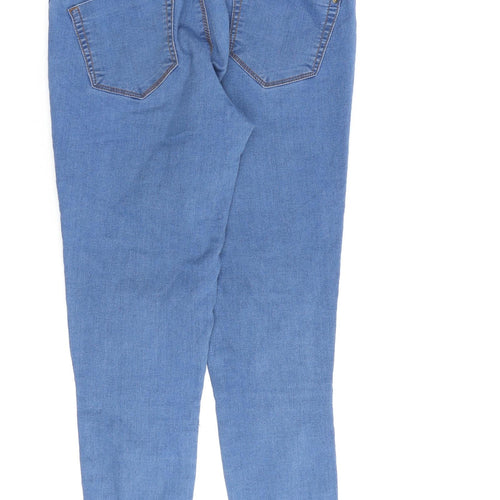 Denim & Co. Womens Blue Cotton Jegging Jeans Size 8 L26 in Relaxed
