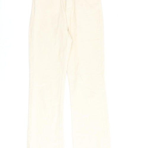 Stradivarius Womens Beige Cotton Jegging Jeans Size 6 L30 in Regular Zip