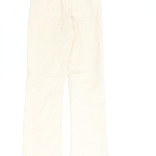 Stradivarius Womens Beige Cotton Jegging Jeans Size 6 L30 in Regular Zip
