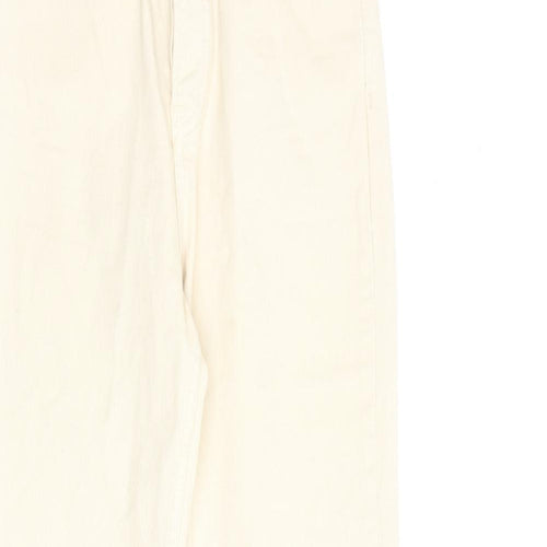 Stradivarius Womens Beige Cotton Jegging Jeans Size 6 L30 in Regular Zip