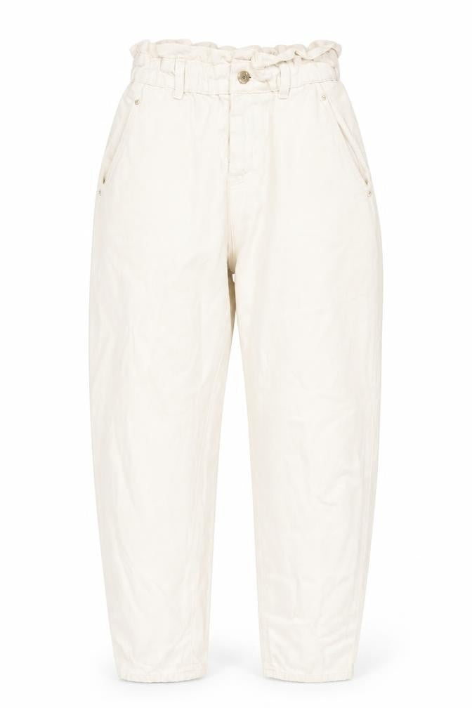 Zara Womens Beige Cotton Straight Jeans Size 4 L28 in Regular Zip