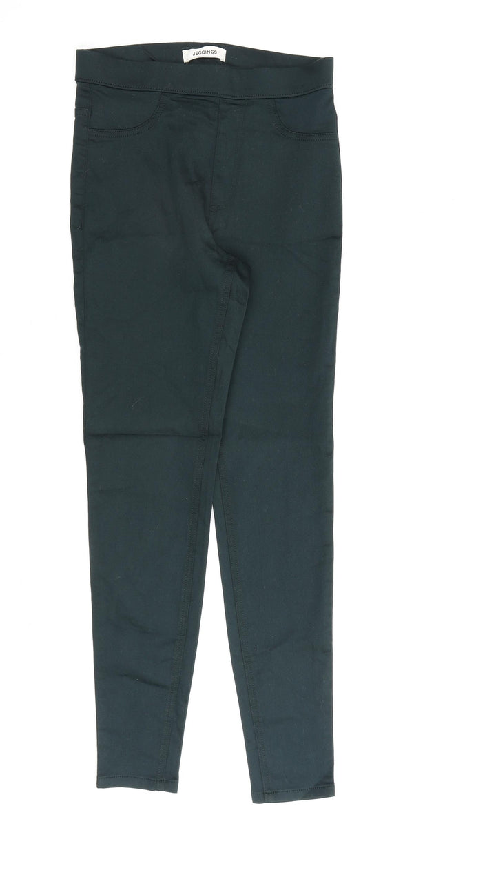 Marks and Spencer Womens Green Cotton Jegging Jeans Size 8 L30 in Regular
