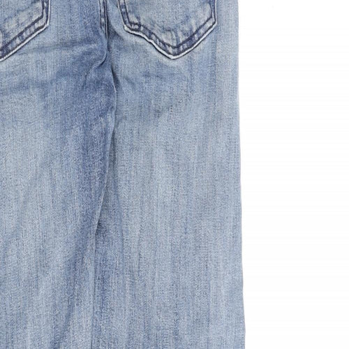 Dressman Mens Blue Cotton Straight Jeans Size 29 in L30 in Regular Zip