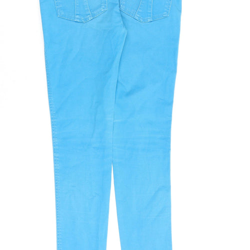Tripp Womens Blue Cotton Skinny Jeans Size 28 in L31 in Regular Zip