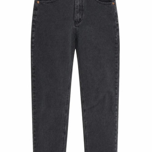Missguided Womens Grey Cotton Straight Jeans Size 10 L28 in Regular Zip