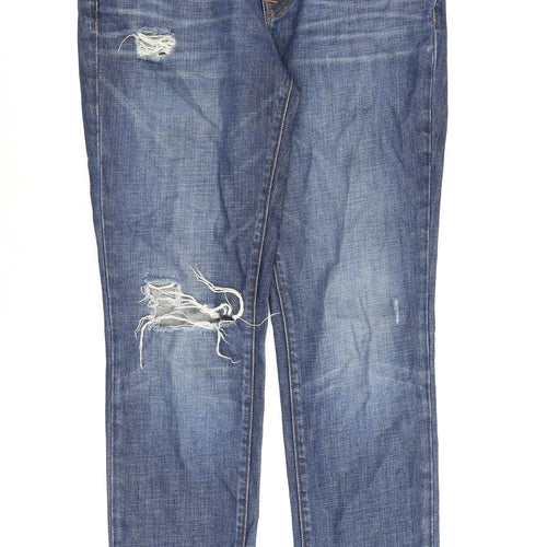 J. Brand Womens Blue Cotton Straight Jeans Size 26 in L30 in Regular Zip